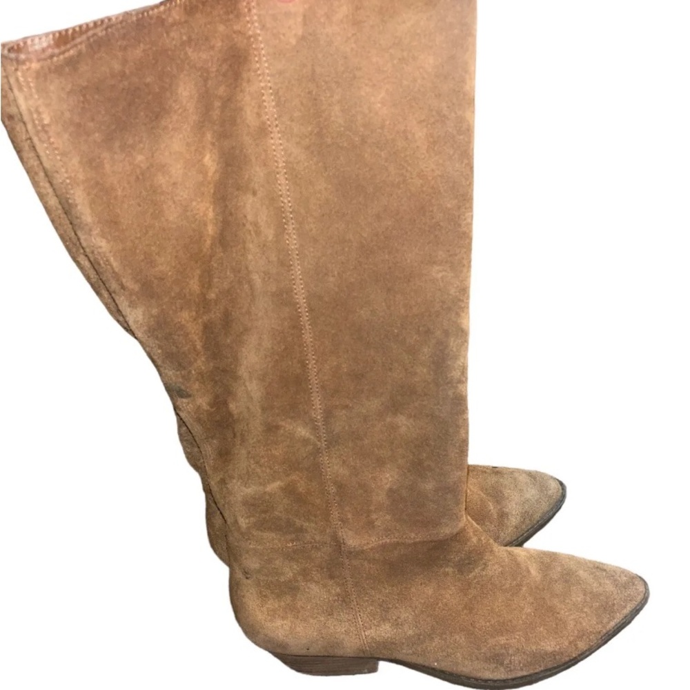 Chelsea and Violet suede slouch boots size 11